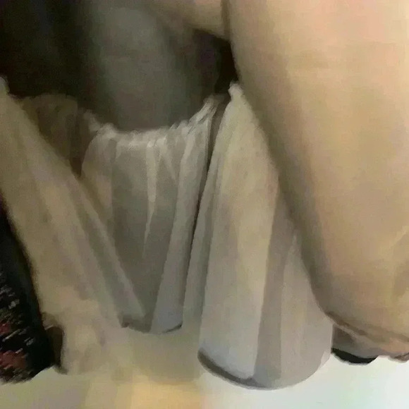 Adrianna Papell Cocktail dress w crinoline, beading, gorgeous pleating Size 6 - Picture 4 of 17